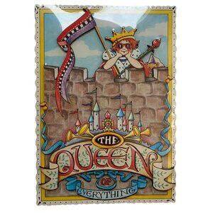 Vintage Mary Engelbreit ME Cards to Keep 3D Plaque Queen Of Everything